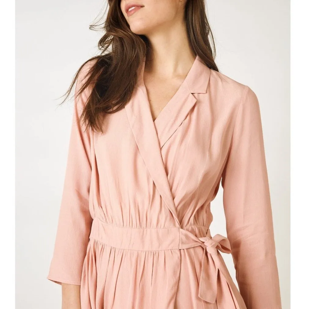 Berenice - Robe Portefeuille Rose