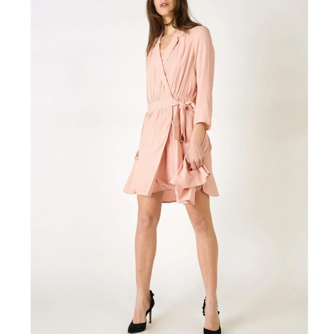 Berenice - Robe Portefeuille Rose