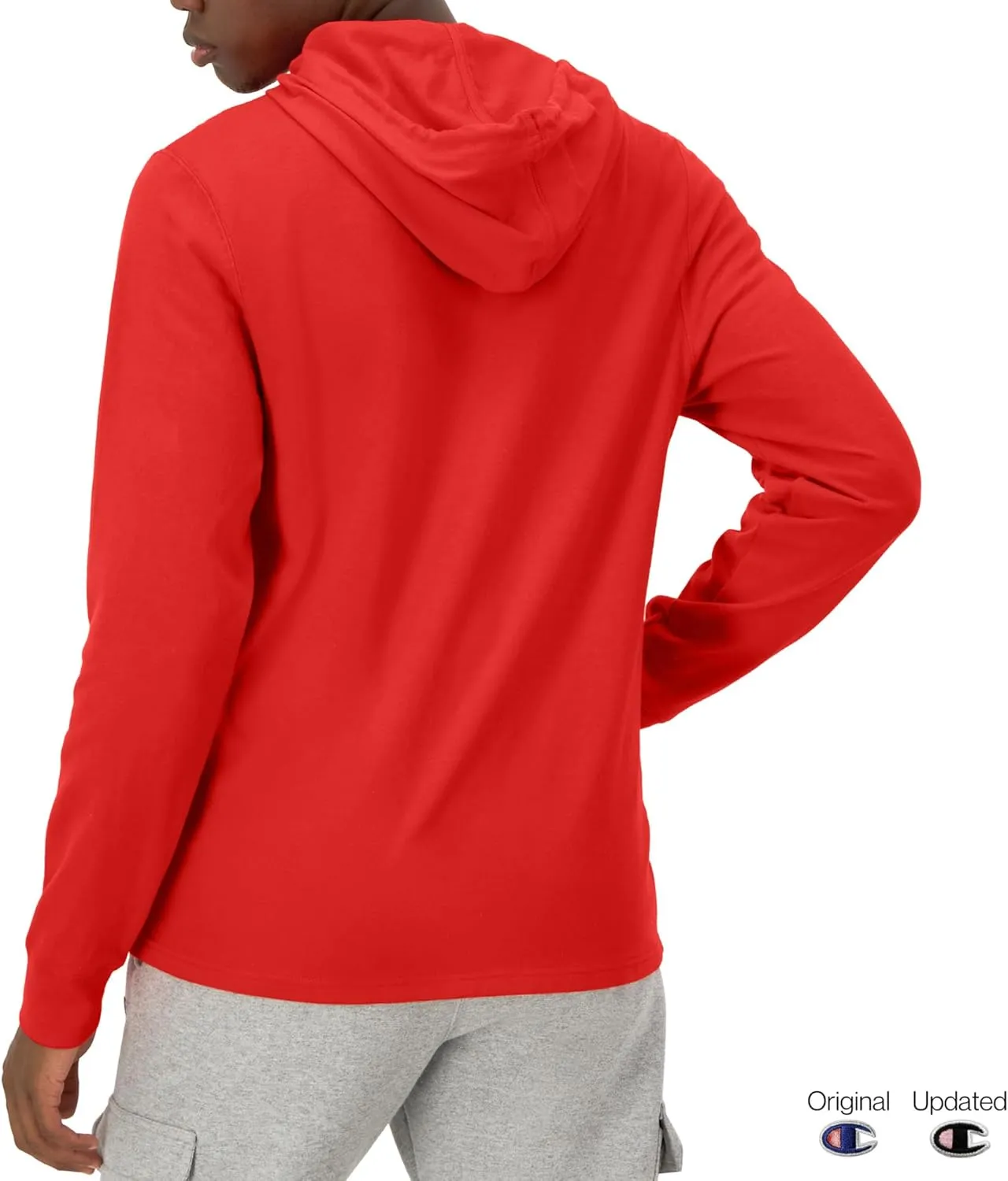 Champion Men's Long Sleeve T-Shirt Hoodie (Retired Colors)