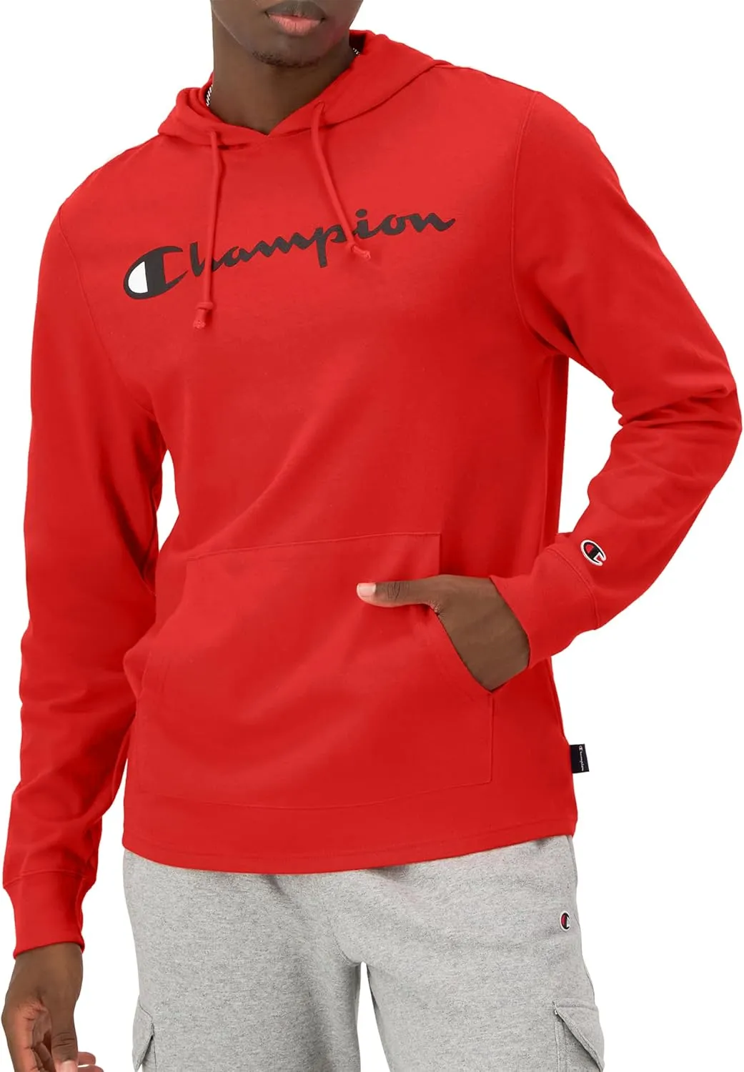 Champion Men's Long Sleeve T-Shirt Hoodie (Retired Colors)