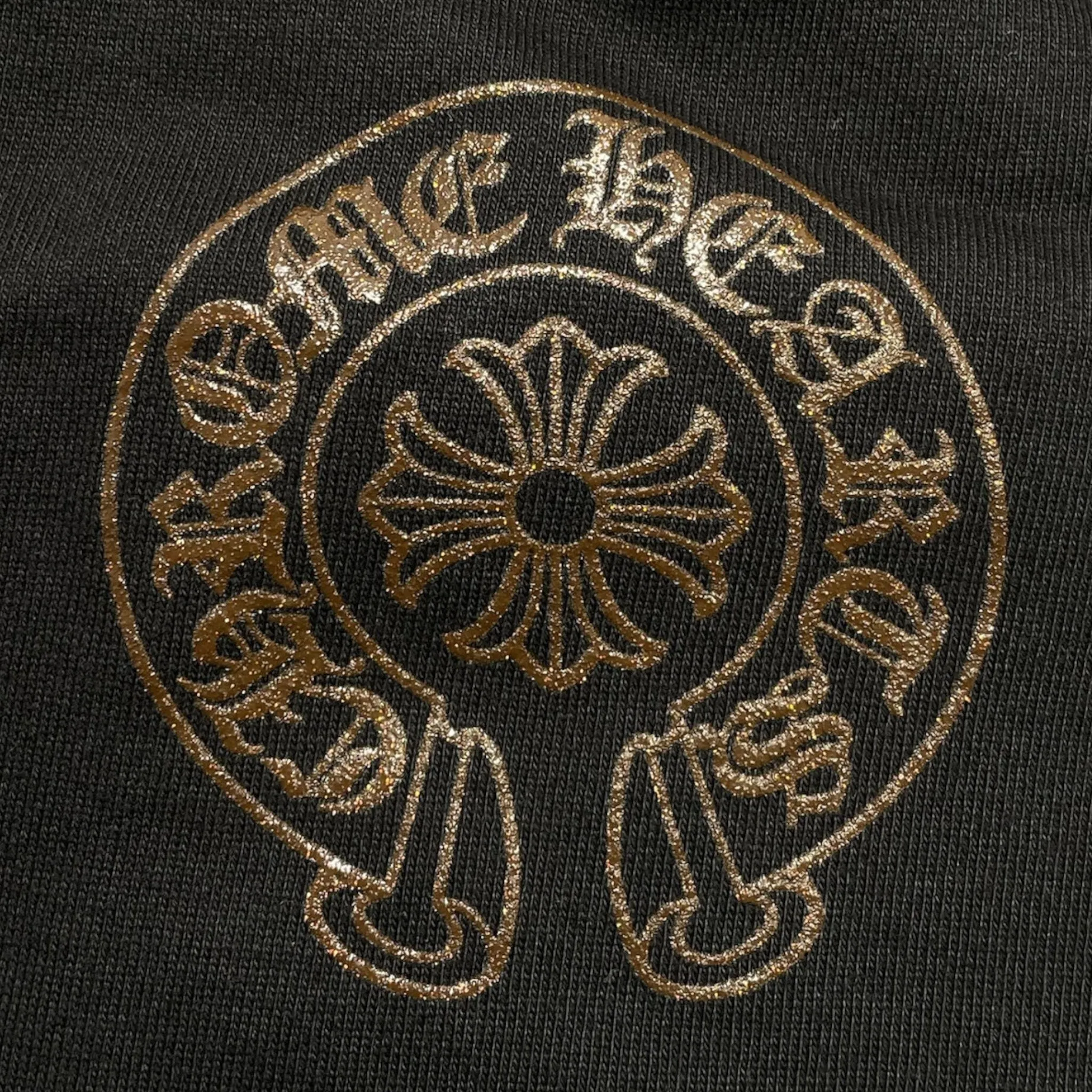 Chrome Hearts Glitter 1988 Thermal Sweatpants Black Brown