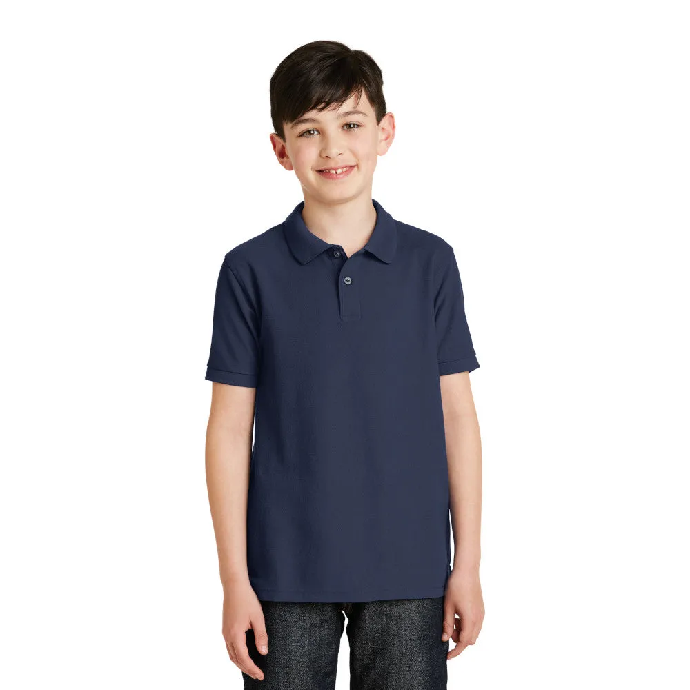 DKJA Unisex Pique Polo MIDDLE