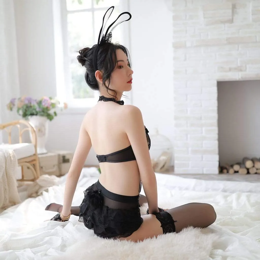 Garden - Tsukimi Dapyon Naughty Bunny Costume (Black)
