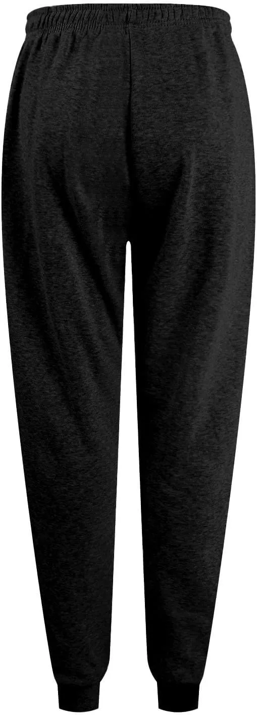 Joggers for Women Casual Fleece Baggy Sweatpants Jogger Pants with Pockets Drawstring Cinch Bottom Sweatpants
