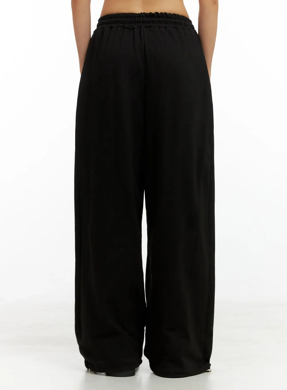 Pintucked Wide Leg Sweatpants IG405
