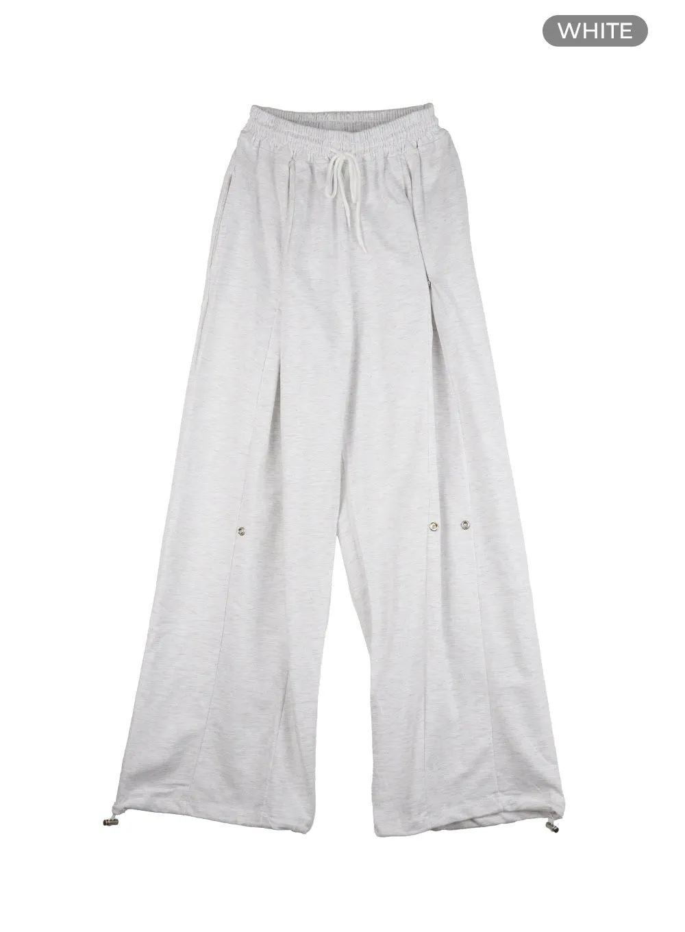 Pintucked Wide Leg Sweatpants IG405