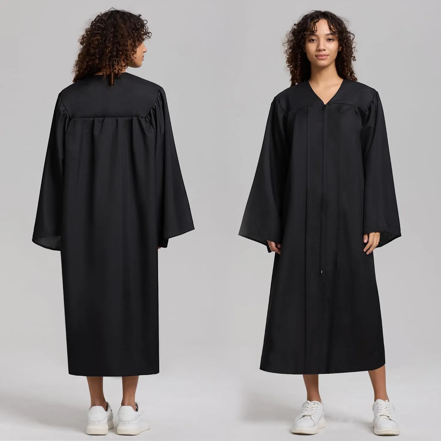 Unisex Matte Graduation Gown for High School,Choir Robes for Church, Judge Robes Costume 12 Colors