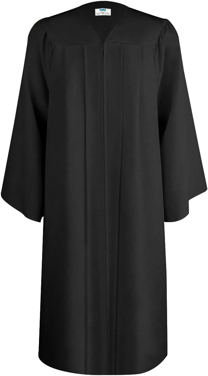 Unisex Matte Graduation Gown for High School,Choir Robes for Church, Judge Robes Costume 12 Colors