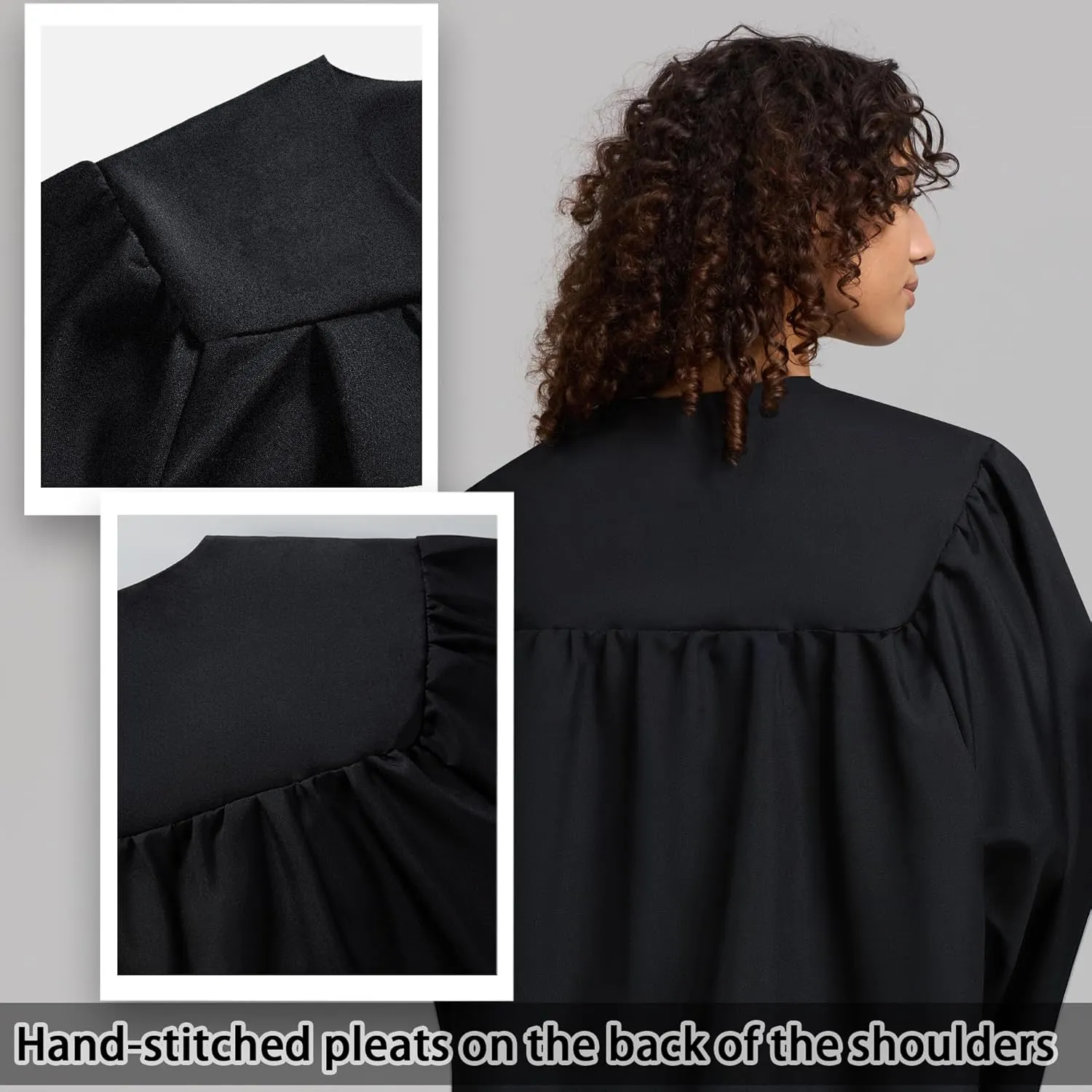 Unisex Matte Graduation Gown for High School,Choir Robes for Church, Judge Robes Costume 12 Colors