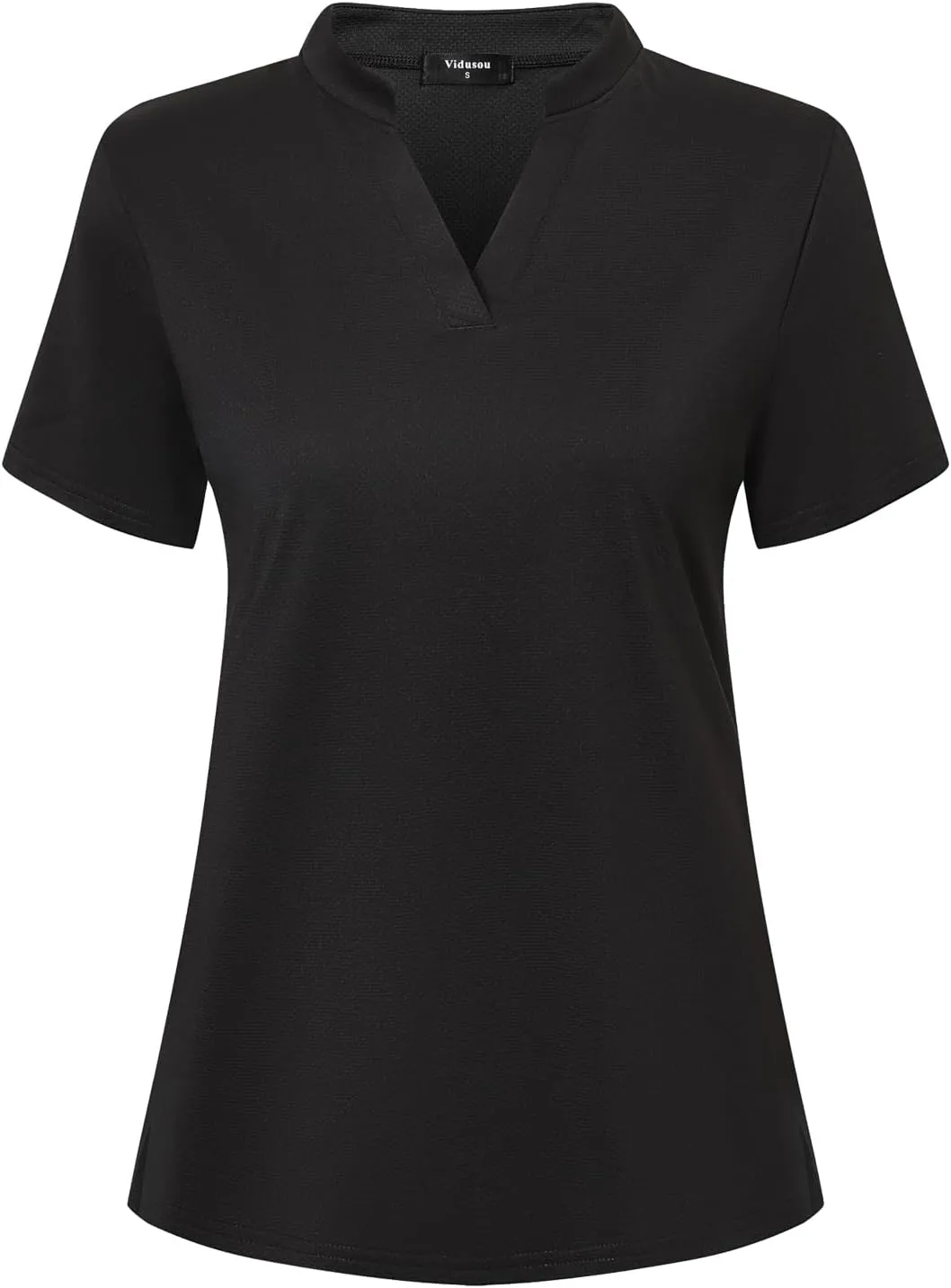 Womens V Neck Golf Shirts Short Sleeve Tennis Tops