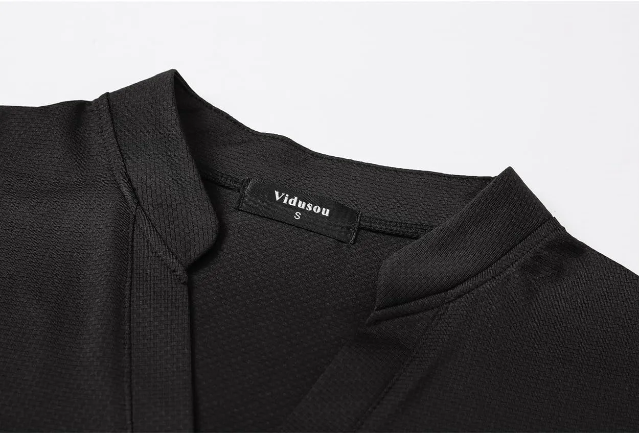 Womens V Neck Golf Shirts Short Sleeve Tennis Tops